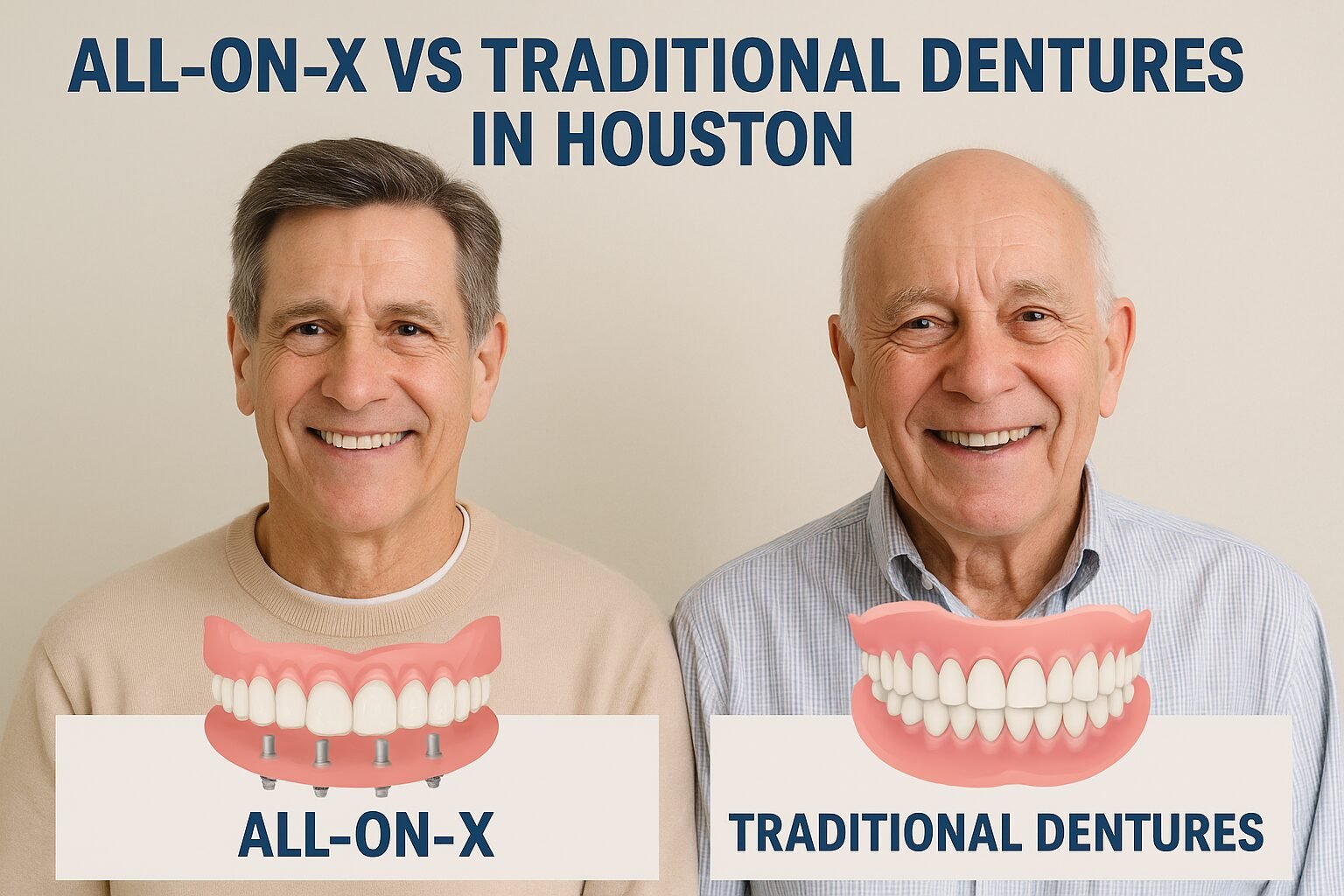 All-on-X implant dentures