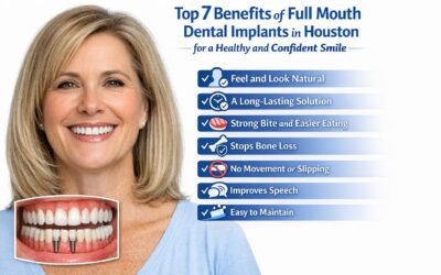Top 7 Benefits of Full Mouth Dental Implants in Houston for a Healthy and Confident Smile