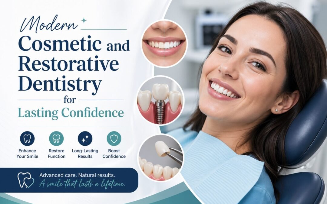 Modern Cosmetic and Restorative Dentistry for Lasting Confidence