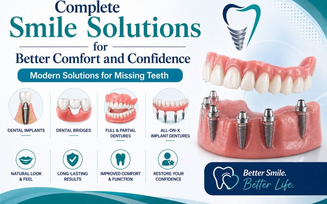 Complete Smile Solutions for Better Comfort and Confidence